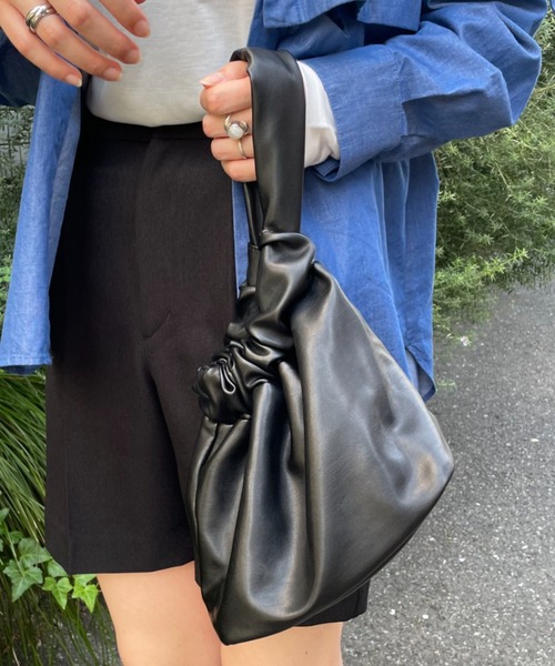 CIAOPANIC(チャオパニック)の「ソフトワンハンドルバッグ(ハンドバッグ・レディース・ブラック/アイボリー/イエロー・FREE)」の22枚目の写真