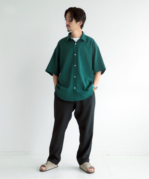 JOURNAL STANDARD(ジャーナルスタンダード)の「【RIRANCHA/リランチェ】1タック イージーパンツ(その他パンツ・メンズ・チャコールグレー/ブラック/ベージュ/アイボリー・SMALL/MEDIUM/LARGE)」の5枚目の写真