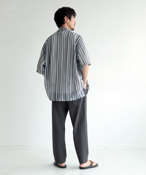JOURNAL STANDARD(ジャーナルスタンダード)の「【RIRANCHA/リランチェ】1タック イージーパンツ(その他パンツ・メンズ・チャコールグレー/ブラック/ベージュ/アイボリー・SMALL/MEDIUM/LARGE)」の12枚目の写真