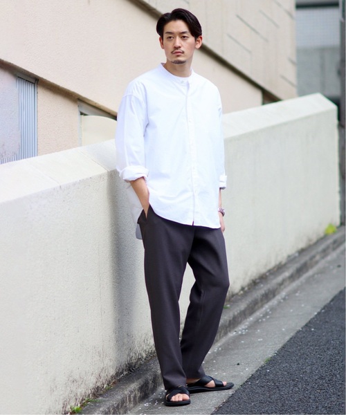 JOURNAL STANDARD(ジャーナルスタンダード)の「【RIRANCHA/リランチェ】1タック イージーパンツ(その他パンツ・メンズ・チャコールグレー/ブラック/ベージュ/アイボリー・SMALL/MEDIUM/LARGE)」の15枚目の写真