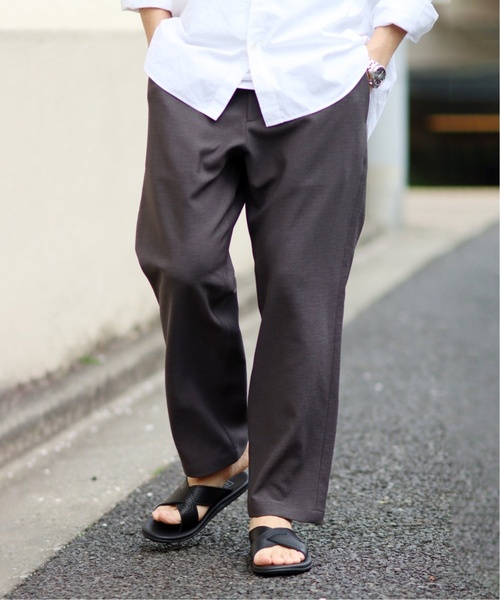 JOURNAL STANDARD(ジャーナルスタンダード)の「【RIRANCHA/リランチェ】1タック イージーパンツ(その他パンツ・メンズ・チャコールグレー/ブラック/ベージュ/アイボリー・SMALL/MEDIUM/LARGE)」の16枚目の写真