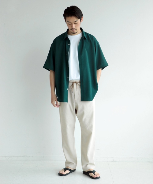 JOURNAL STANDARD(ジャーナルスタンダード)の「【RIRANCHA/リランチェ】1タック イージーパンツ(その他パンツ・メンズ・チャコールグレー/ブラック/ベージュ/アイボリー・SMALL/MEDIUM/LARGE)」の18枚目の写真