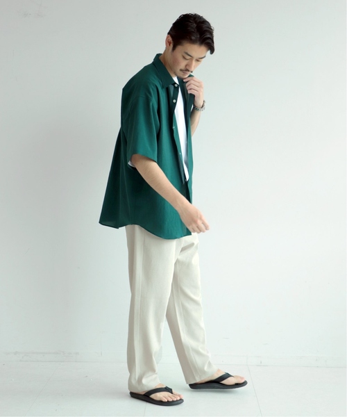 JOURNAL STANDARD(ジャーナルスタンダード)の「【RIRANCHA/リランチェ】1タック イージーパンツ(その他パンツ・メンズ・チャコールグレー/ブラック/ベージュ/アイボリー・SMALL/MEDIUM/LARGE)」の19枚目の写真
