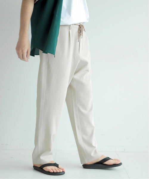 JOURNAL STANDARD(ジャーナルスタンダード)の「【RIRANCHA/リランチェ】1タック イージーパンツ(その他パンツ・メンズ・チャコールグレー/ブラック/ベージュ/アイボリー・SMALL/MEDIUM/LARGE)」の21枚目の写真