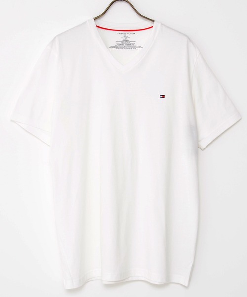TOMMY HILFIGER(トミーヒルフィガー)の「『TOMMY HILFIGER/トミーヒルフィガー』V NECK SS TEE(Tシャツ/カットソー・メンズ・ホワイト/ブラック/ヘザーグレー/ダークネイビー・M/L/S/XL)」の17枚目の写真
