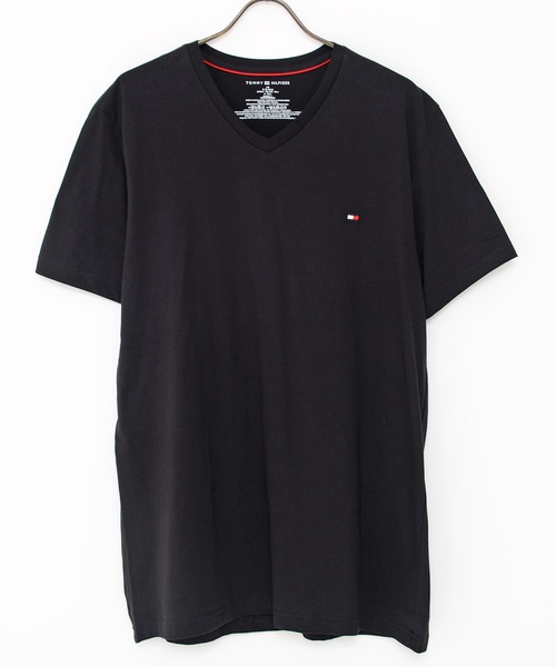 TOMMY HILFIGER(トミーヒルフィガー)の「『TOMMY HILFIGER/トミーヒルフィガー』V NECK SS TEE(Tシャツ/カットソー・メンズ・ホワイト/ブラック/ヘザーグレー/ダークネイビー・M/L/S/XL)」の8枚目の写真