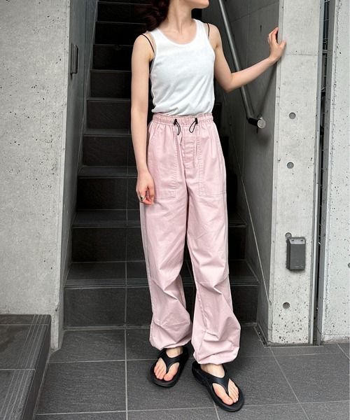 ★ドイツ発*BERSHKA*新作*SPORTパイピングワイドジョガーパンツ ☆国内在庫/即発可*ZARA*パイピングスウェットジョガーパンツ/M
