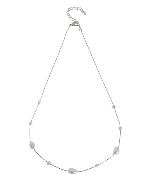 RESEXXY(リゼクシー)の「淡水パールコンビネックレス(ネックレス・レディース・ゴールド/シルバー・FREE)」の1枚目の写真