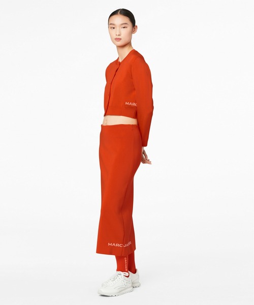 MARC JACOBS（マークジェイコブス）の「THE CROPPED CARDIGAN / ザ クロプト カーディガン（カーディガン/ボレロ・レディース・オレンジ・S/M/L/XS）」の4枚目の写真