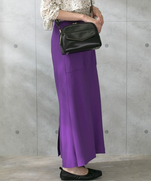 URBAN RESEARCH ROSSO WOMEN(アーバンリサーチ ロッソ)の「ポケットタイトナロースカート(スカート・レディース・ベージュ/ネイビー/パープル系その他・38/36)」の11枚目の写真