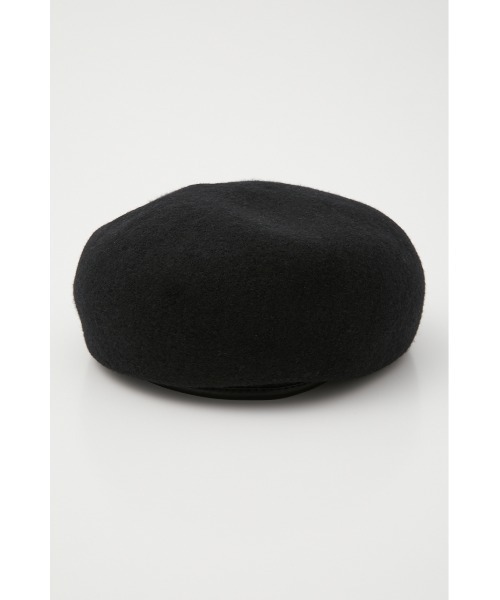 SLY(スライ)の「WOOL BERET ウール ベレー(ハンチング/ベレー帽・レディース・ブラック/ライトベージュ・FREE)」の5枚目の写真