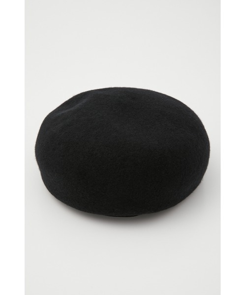 SLY(スライ)の「WOOL BERET ウール ベレー(ハンチング/ベレー帽・レディース・ブラック/ライトベージュ・FREE)」の4枚目の写真