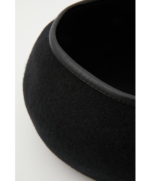 SLY(スライ)の「WOOL BERET ウール ベレー(ハンチング/ベレー帽・レディース・ブラック/ライトベージュ・FREE)」の7枚目の写真