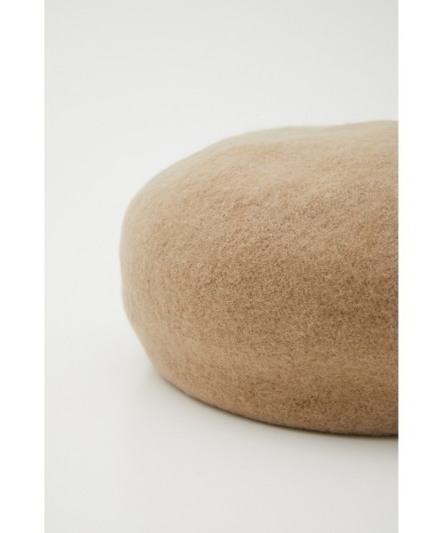 SLY(スライ)の「WOOL BERET ウール ベレー(ハンチング/ベレー帽・レディース・ブラック/ライトベージュ・FREE)」の3枚目の写真