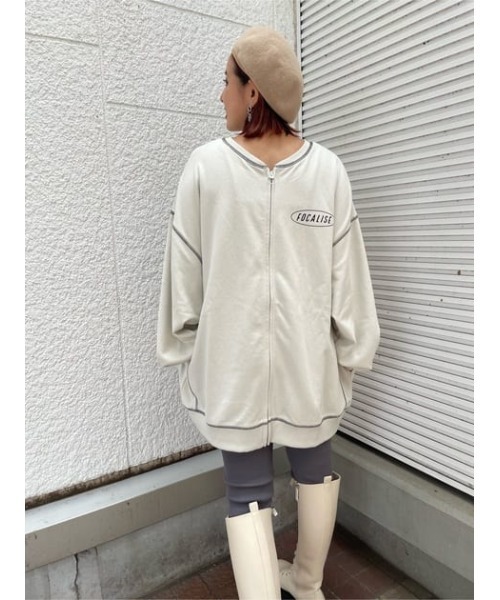 SLY(スライ)の「WOOL BERET ウール ベレー(ハンチング/ベレー帽・レディース・ブラック/ライトベージュ・FREE)」の19枚目の写真