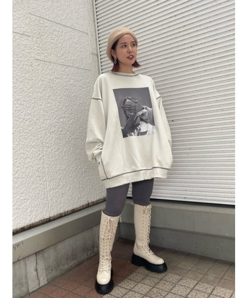 SLY(スライ)の「WOOL BERET ウール ベレー(ハンチング/ベレー帽・レディース・ブラック/ライトベージュ・FREE)」の20枚目の写真