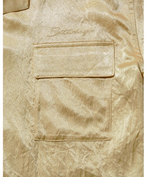 Canty Crinkled Satin SS Shirt 【公式通販】