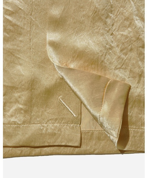【イエロー（80）】Canty Crinkled Satin SS Shirt Saturdays NYC｜Canty Crinkled Satin SS Shirt | Rakuten Fashion
