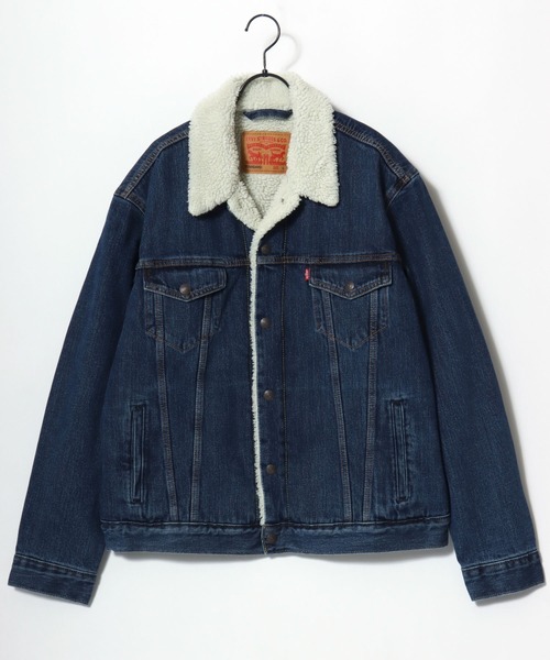 Levi's(リーバイス)の「Levi's/リーバイス TYPE-3 SHERPA TRUCKER/オーバーサイズ 裏ボアフリース デニムジャケット/Gジャン/レディース メンズ(デニムジャケット・メンズ・インディゴブルー/ブラック/ブルー/ライトインディゴブルー/ライトブルー/ブルー系その他・M/L/XL)」の22枚目の写真