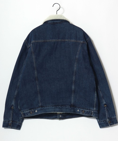 Levi's(リーバイス)の「Levi's/リーバイス TYPE-3 SHERPA TRUCKER/オーバーサイズ 裏ボアフリース デニムジャケット/Gジャン/レディース メンズ(デニムジャケット・メンズ・インディゴブルー/ブラック/ブルー/ライトインディゴブルー/ライトブルー/ブルー系その他・M/L/XL)」の21枚目の写真