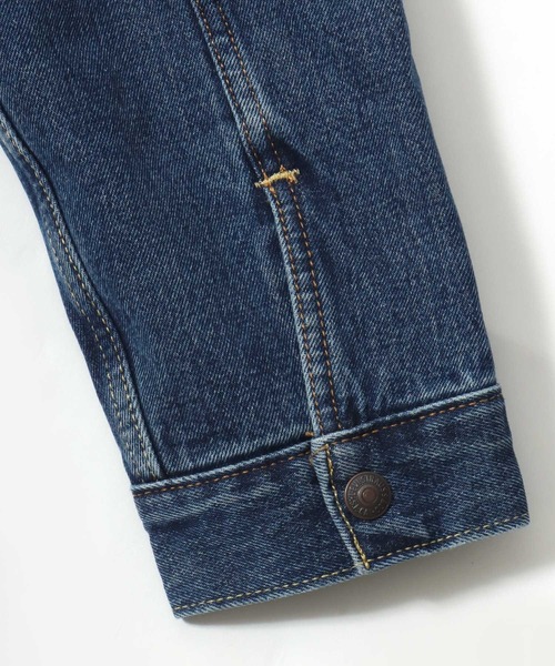 Levi's(リーバイス)の「Levi's/リーバイス TYPE-3 SHERPA TRUCKER/オーバーサイズ 裏ボアフリース デニムジャケット/Gジャン/レディース メンズ(デニムジャケット・メンズ・インディゴブルー/ブラック/ブルー/ライトインディゴブルー/ライトブルー/ブルー系その他・M/L/XL)」の14枚目の写真