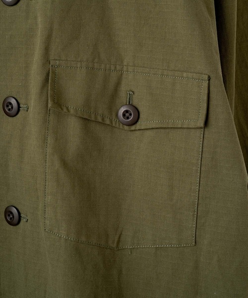 WHIMSIC（ウィムジック）の「【WHIMSIC】USアーミーユーティリティシャツ（シャツ/ブラウス・レディース・カーキ/ベージュ/ブラック/オリーブ・FREE）」の12枚目の写真
