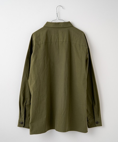 WHIMSIC（ウィムジック）の「【WHIMSIC】USアーミーユーティリティシャツ（シャツ/ブラウス・レディース・カーキ/ベージュ/ブラック/オリーブ・FREE）」の10枚目の写真