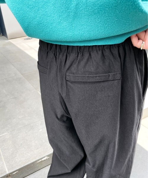 StyleSea（スタイルシー）の「ストレッチストレートワイドパンツ（その他パンツ・レディース・ブラック/パープル/グレイッシュベージュ・FREE）」の13枚目の写真