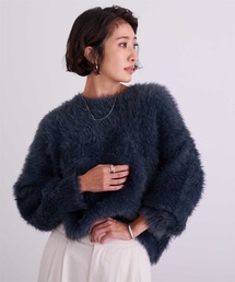 UR'S（ユアーズ）の「シャギーオーバーサイズニット（ニット/セーター）」