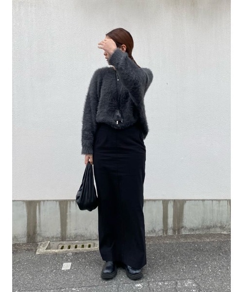 UR'S(ユアーズ)の「シャギーオーバーサイズニット(ニット/セーター・レディース・ブルー/ライトベージュ/チャコール/アイボリー/ライトグレー/ピンク系その他/ネイビー/ラベンダー/ブラウン・S/M/L)」の13枚目の写真