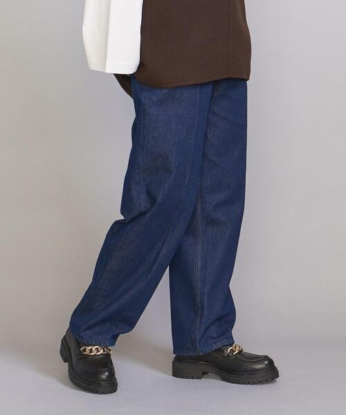 BEAUTY&YOUTH UNITED ARROWS（ビューティーアンドユースユナイテッドアローズ）の「コットンデニム ストレート パンツ -ウォッシャブル-（デニムパンツ・レディース・ネイビー/コバルトブルー・S/M）」の16枚目の写真