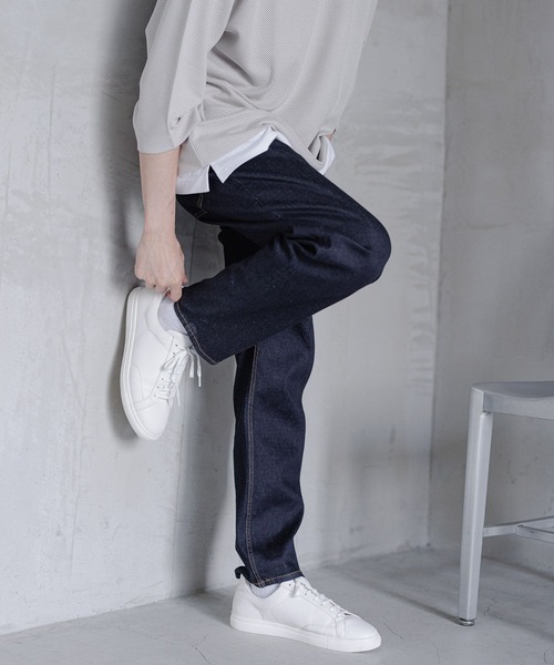 GLOBAL WORK（グローバルワーク）の「ビキャスタデニム/295620（デニムパンツ・メンズ・ブルー/ダークブルー/その他・MEDIUM/SMALL/LARGE）」の3枚目の写真