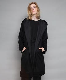 ato | DRAPE HOOD LONG CARDIGAN(パーカー)
