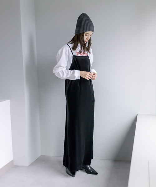 mystic(ミスティック)の「ウールリブニット帽(ハット・レディース・チャコールグレー/ベージュ/ブラック・FREE)」の6枚目の写真