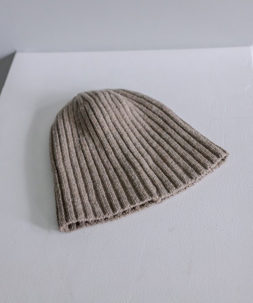 mystic(ミスティック)の「ウールリブニット帽(ハット・レディース・チャコールグレー/ベージュ/ブラック・FREE)」の9枚目の写真