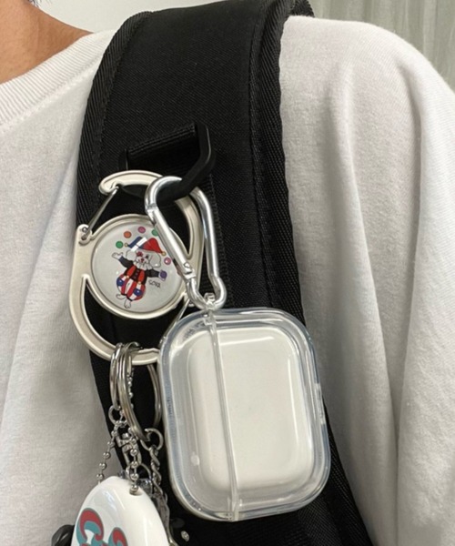 WEGO（ウィゴー）の「WEGO/クリアラウンドAirPods/AirPods Proケース（ヘッドフォン/イヤホン・レディース・その他2/その他1・FREE）」の2枚目の写真