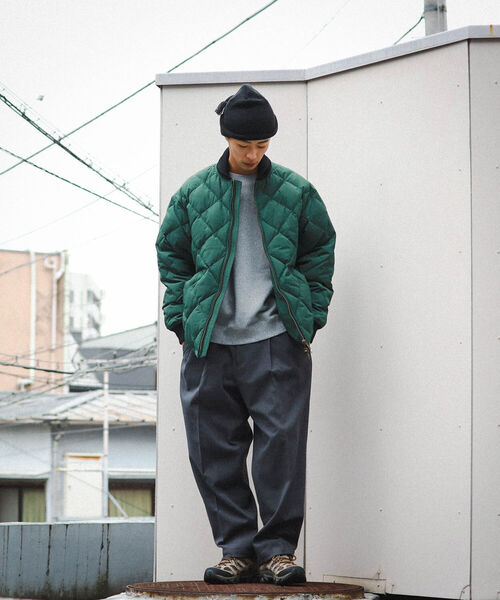 BEAMS（ビームス）の「BEAMS / ワーク キルト ダウン ジャケット（ブルゾン・メンズ・ブラック/グリーン/オレンジ・S/M/L/XL）」の13枚目の写真