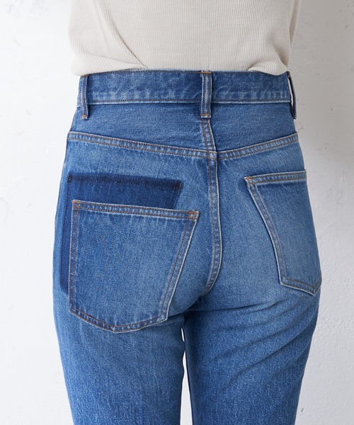 SHENERY（シーナリー）の「センタープレスデニムパンツ（デニムパンツ・レディース・ブルー・36/38）」の18枚目の写真