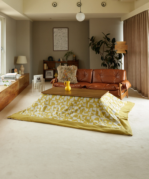 ジャーナルスタンダードファニチャー　コタツ　テーブル　カバー セール】KOTATSU COVER GEO ABSTRACTION 幾何学柄 こたつ カバー