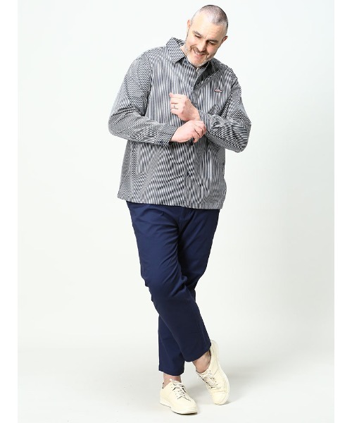 B&T CLUB(ビーティークラブ)の「カラー アンクルパンツ(チノパンツ・メンズ・ネイビー/ベージュ/ブラック/カーキ/オレンジ/ブラウン/グレー・X3(6L~7L)/X2(4L~5L)/X5(9L~10L)/X4(8L~9L)/X1(3L~4L))」の22枚目の写真