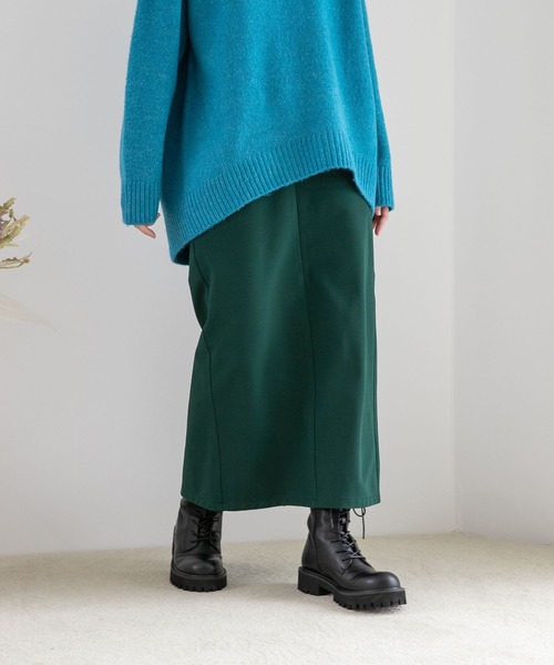 LOWRYS FARM（ローリーズファーム）の「スタイルＵＰタイトスカート　163601（スカート・レディース・ブラック/ブラウン/アイボリー/グリーン・MEDIUM/LARGE）」の4枚目の写真