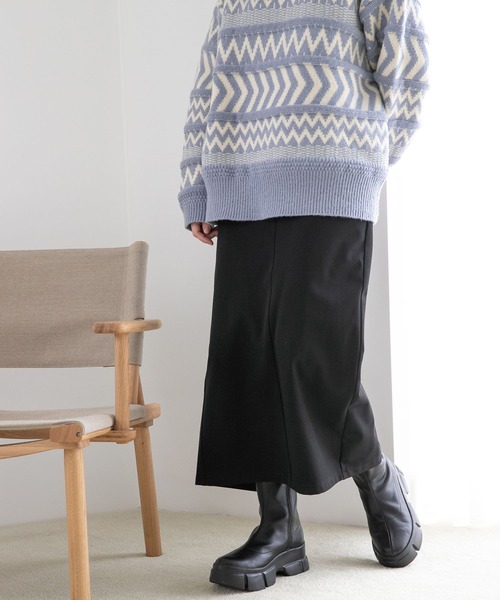 LOWRYS FARM（ローリーズファーム）の「スタイルＵＰタイトスカート　163601（スカート・レディース・ブラック/ブラウン/アイボリー/グリーン・MEDIUM/LARGE）」の3枚目の写真