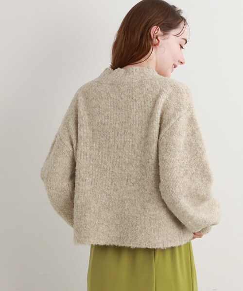 Cutie Blonde（キューティーブロンド）の「◆メランジハイネックニットプルオーバー（ニット/セーター・レディース・黄緑系/ピンク系/ベージュ/ブルー・00）」の8枚目の写真