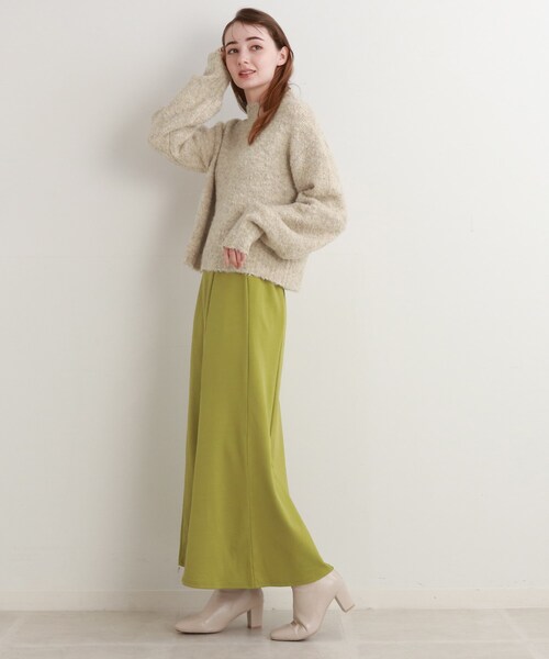 Cutie Blonde（キューティーブロンド）の「◆メランジハイネックニットプルオーバー（ニット/セーター・レディース・黄緑系/ピンク系/ベージュ/ブルー・00）」の10枚目の写真