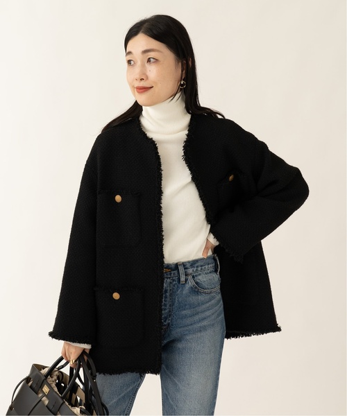 □《追加3》GIOLICAツイード BIGジャケット