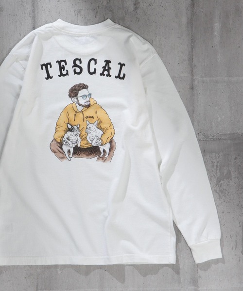 The Endless Summer(エンドレスサマー)の「TES MALIBU STAR LONG SLEEVE T-SHIRT / ロンT(Tシャツ/カットソー・メンズ・ミント/ホワイト・X-LARGE/LARGE/MEDIUM/SMALL)」の4枚目の写真