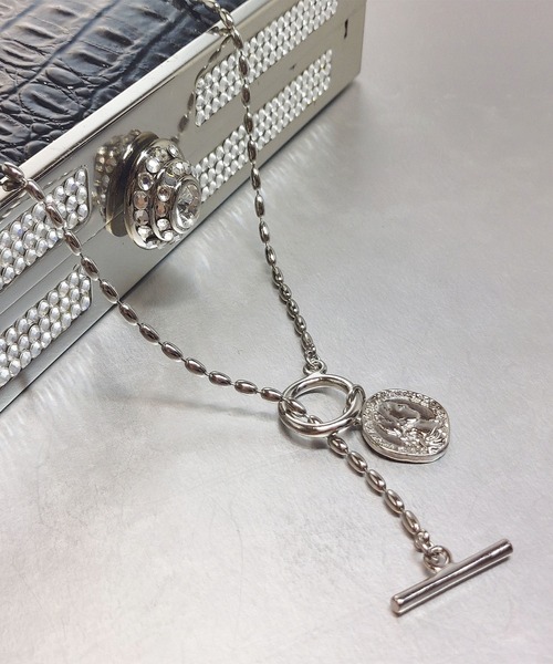 thank U more（サンキューモア）の「カットボールチェーン コインモチーフ ネックレス（ネックレス・レディース・シルバー/ゴールド・FREE）」の8枚目の写真