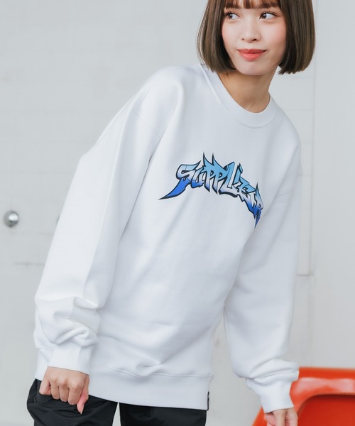セール】SUPPLIER/サプライヤー GRAFFITI LOGO CREWNECK クルー