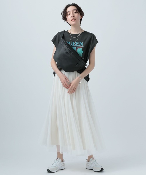 BAYFLOW（ベイフロー）の「ビッグボディーバッグ（ボディバッグ/ウエストポーチ・レディース・ブラック/アイボリー・FREE）」の18枚目の写真