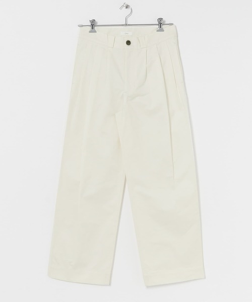 Couleur Meler（クルールメリー）の「Couleur Meler sakasa　triple tuck chino pants（その他パンツ・メンズ・オフホワイト/ベージュ/カーキ・MEDIUM/LARGE）」の16枚目の写真